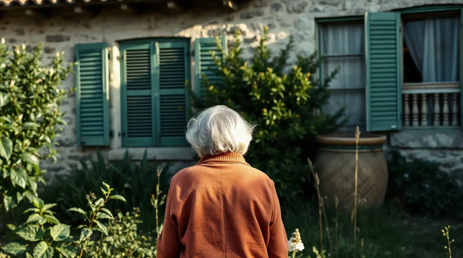 Maison ancienne avec jardin en milieu rural