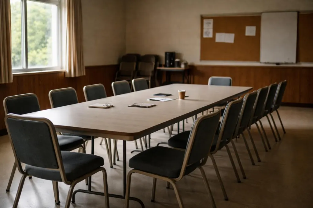 Copropriétaires en réunion d'assemblée générale